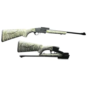 Barathrum BARASS12C SS12 12 Gauge with 20 in Barrel, 1rd Capacity, Black Metal Finish & Digital Camo Fixed Stock, Folding Rec, Ambidextrous Hand Includes 3 Chokes
