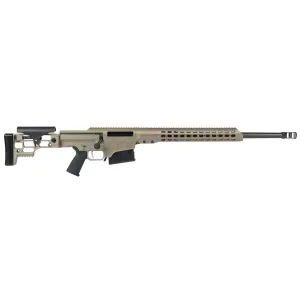 Barrett MRAD Rifle System 14373, .338 Lapua, 24 in Heavy Match Grade Barrel, Bolt-Action, Folding Stock, Adj Match Trigger, FDE Cerakote Finish, 10 Rds