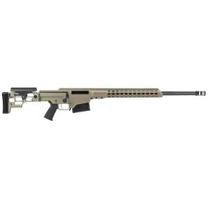 Barrett MRAD Rifle System 14375, .338 Lapua, 26 in Heavy Match Grade Barrel, Bolt-Action, Folding Stock, Adj Match Trigger, FDE Cerakote Finish, 10 Rds