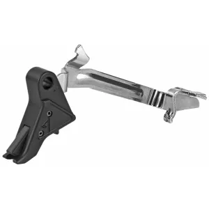 Agency Arms Drop-In Flat Trigger DIT2-9-B, 9MM/.40/.357, Black Finish, , Will Fit Gen 1-4: G17, G17L, G19