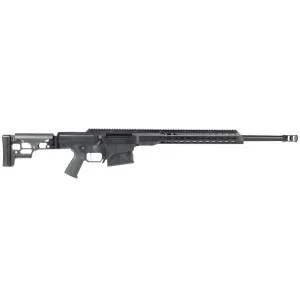 Barrett MRAD Rifle System 15463, 7mm Rem Mag, 24 in Heavy Match Grade Barrel, Bolt-Action, Folding Stock, Adj Match Trigger, Black Anodized Finish, 10 Rds