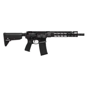 Primary Weapons Systems MK111, MOD 2-M, Semi-auto, Short Barreled Rifle, 223 Wylde, 11.85 in Barrel, PWS Triad Compensator, Anodized Finish, Black, BCM Adjustable Stock, BCM Grip, Radian Raptor Ambide
