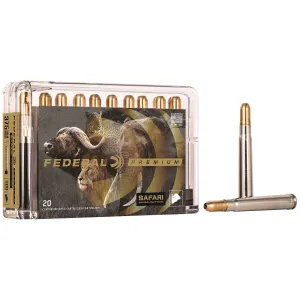 Federal P375T2 Premium Safari Cape-Shok 375H&HMag 300gr Trophy Bonded Sledgehammer Solid 20 Per Box/10 Case Centerfire, Rifle Ammunition