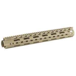 Leapers, Inc. - UTG Handguard, Fits AR Rifles, 15 in Super Slim, Free Float, Flat Dark Earth Cerakote MTU019SSD