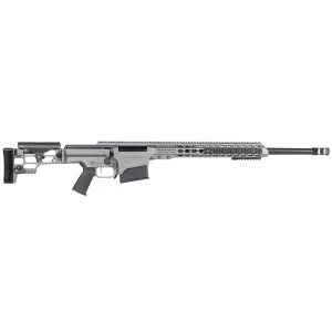 Barrett MRAD Rifle System 14448, 6.5 Creedmoor, 24 in Heavy Match Grade Barrel, Bolt-Action, Folding Stock, Adj Match Trigger, Tungsten Grey Cerakote Finish, 10 Rds