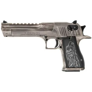 Magnum Research Desert Eagle Mark XIX Pistol DE44WMDR, 44 Magnum, 6, Single Action, Grim Reaper Finish, 8 Rds