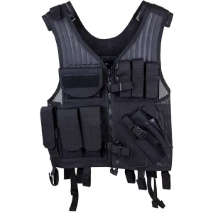 Blackhawk 30EV26BK Omega Elite Pistol Vest Black Nylon Mesh