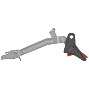 True Precision Axiom Trigger TP-GLKT2-BLR, Black/Red, Fits the Following Gen 1-4 Glock Pistols Without Modification: 17, 17L,18