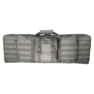 Mission First Tactical Double Rifle Case, Gray, 36 in, 600 Denier Ballistic Nylon B1-DRC-36-WG