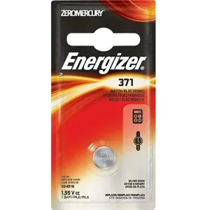 Energizer 46370075 371 Battery Silver Oxide 1.55 Voltt Qty (72) Single Pack