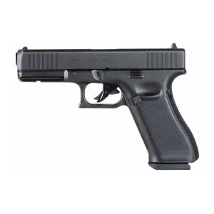 Umarex Glock 17, Semi-auto CO2 Air Pistol, 177 BB, 4.5 in Barrel, 350 Feet Per Second, Matte Finish, Black, 20 Rounds 2255214