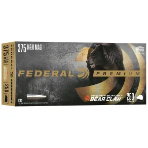 Federal Premium Cape-Shok Ammunition 375 H&H Mag | P375T4