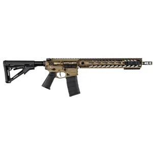 Nemo Arms Battle-Light Rifle BL-223W-16R, .223 WYLDE, 16 Stainless, Billet, Burnt Bronze Cerakote, 30Rd