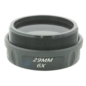 Sure-Loc 6X 29mm Lens Non-Drilled for .19" Fiber SL52196