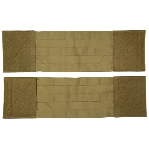 Haley Strategic Partners Thorax TPC_CB-1-2MD-COY, Cummerbund Pair, Dual-layer Woven Elastic, Molle, Medium
