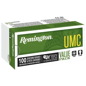 Remington R23970 UMC Value Pack 357Mag 125gr Semi Jacketed Hollow Point 100 Per Box/6 Case Centerfire, Handgun Ammunition