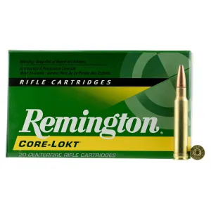 Remington 22191 Core-Lokt 338WinMag 250gr Core-Lokt Pointed Soft Point 20 Per Box/10 Case Centerfire, Rifle Ammunition