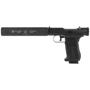 B&T Station Six, Bolt Action, 45 ACP, 5 in Barrel, Black, 1 Mag, 8 Rounds, Includes Suppressor BT-410110-KIT