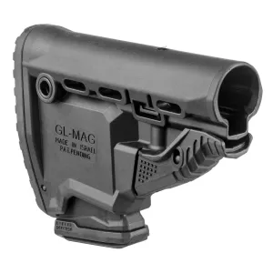 FAB Defense FX-GLMAGB GL-Mag Survival Buttstock Matte Black Synthetic for AR-15, M4