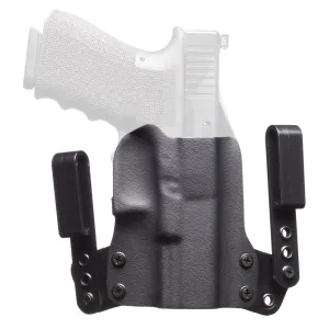 BlackPoint Tactical Mini Wing IWB Holster, Fits Taurus 856, Right Hand, Adjustable Cant, Black 158483