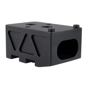 Trijicon Accessory Ring Plate, High Mount, Q-Loc, Fits Trijicon RMR, Anodized Finish, Black AC32119