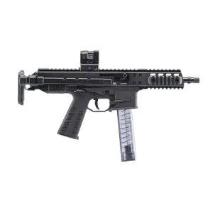 B&T GHM9 Compact 9mm Glock Lower Black Short Barrel Rifle w/Telestock (NFA) BT-450008-SBR-G-TS