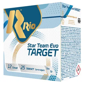 Rio Ammunition STT32X75 Team Target 12Gauge 2.75 in 1 1/8oz 7.5Shot *Sold by the Case, Shotgun Shells