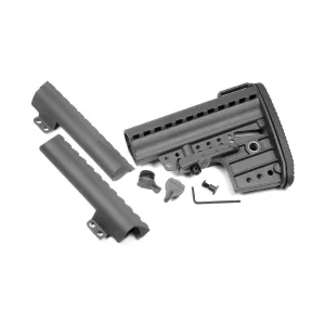 VLTOR IMOD Mil-Spec Stock, Fits AR-15, with Butt Pad, Black AIB-MCB