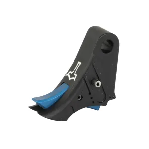 Glockmeister TYR TYRBLBLUS, Trigger, Black Shoe/Blue Safety, For Glock Gen 1-4 TYRBLBLUS
