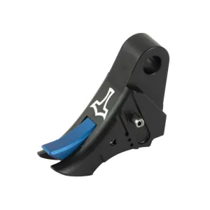 Glockmeister TYR TYRG5BLBLUS, Trigger, Black Shoe/Blue Safety, For Glock Gen 5 TYRG5BLBLUS