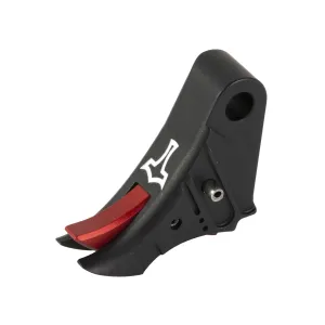 Glockmeister TYR TYRBLREDS, Trigger, Black Shoe/Red Safety, For Glock Gen 1-4 TYRBLREDS