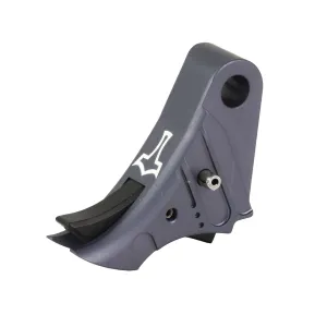 Glockmeister TYR TYRGRBLKS, Trigger, Gray Shoe/Black Safety, For Glock Gen 1-4 TYRGRBLKS