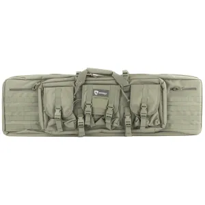 Drago Gear Double Gun Case, Dbl Rfl Cs, Seal Grey, 600D Polyester, 42 in 12-323GY