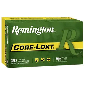 Remington 22189 Core-Lokt 338WinMag 225gr Pointed Soft Point 20 Per Box/10 Case Centerfire, Rifle Ammunition