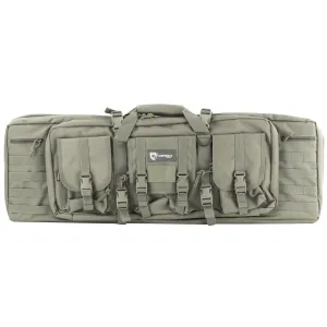 Drago Gear Double Rifle Gun Case, 36 in, Seal Gray 12-301GY