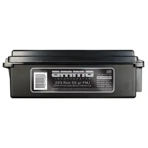 Ammo Inc 223055FMJRB200 Signature 223 Rem 55 gr Full Metal Jacket (FMJ) 200 Per Box/6 Cs