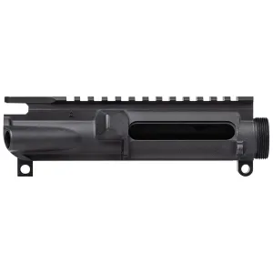Bowden Tactical J263001 Forged Upper Receiver made of 7075-T6 Aluminum with Black Anodized Finish & Stripped Design for AR-15