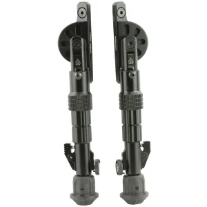 Leapers TL-BPDM01, Inc. - UTG Recon Flex Bipod, MLOK, Center Height 5.7 in-8 in, Matte Black TL-BPDM01