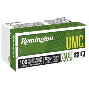 Remington 23689 UMC Value Pack 45ACP 230gr Jacketed Hollow Point 100 Per Box/6 Case Centerfire, Handgun Ammunition