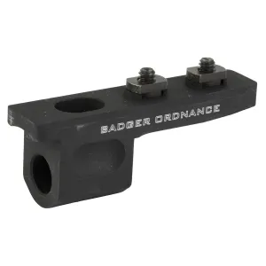 Badger Ordnance Low Profile Harris Mount 588-01, For Harris BRM-S Bipod, Fits M-LOK Attachments, Anodized Finish, Black 588-01