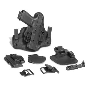 Alien Gear SSHK0377RHR1 Shape Shift Starter Kit S&W SD9 VE Injection Molded Polymer Black