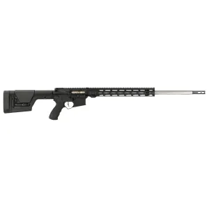 Alex Pro Firearms Target 2.0, Semi-auto Rifle, AR, 204 Ruger, 24 in Stainless Steel Barrel, 15 in MLOK Handguard, Cerakote Finish, Black, Polymer Grip, Magpul PRS Stock, CMC Trigger, 1 Mag, 20 Rounds RI270