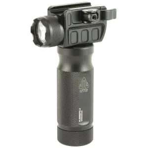 Leapers, Inc. - UTG Flashlight, New Gen 400 Lumen, Fits Picatinny, w/ Quick Detach Mount Base, Black Finish MNT-EL228GPQ-A
