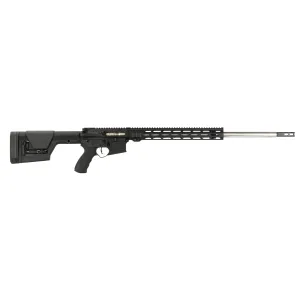 Alex Pro Firearms Target 2.0, Semi-auto Rifle, AR, 6.5 Grendel, 24 in Stainless Steel Barrel, 15 in MLOK Handguard, Cerakote Finish, Black, Nickel Boron BCG, Ergo Grip, Magpul PRS Stock, CMC Trigger, 1 Mag, 24 Rounds RI273
