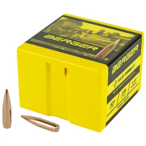 Berger Bullets VLD Target, .308 Diameter, 30 Caliber, 210 Grain, Hollow Point Boat Tail, 100 Count 30415