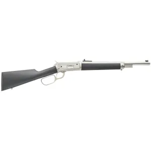 Chiappa 920355 1886 Kodiak 45-70 Gov 4+1, 18.50 in Barrel, Steel Barrel/ Receiver w/ Matte Chrome Coating, Black Rubber Coated Walnut Stock, , Rifle