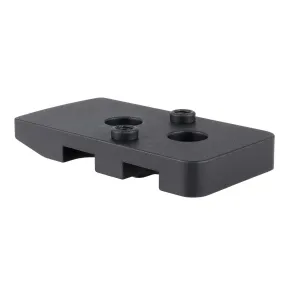 Trijicon Accessory Ring Plate, Low Mount, Q-Loc, Fits Trijicon RMRcc, Anodized Finish, Black AC32120