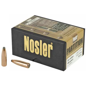 NOSLER Partition, .308 Diameter 30 Caliber, 180 Grain, Protected Point, 50 Count 25396