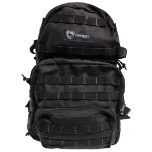 Drago Gear Assault Backpack, 20 inx15 inx13 in, Black 14-302BL