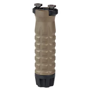 Samson Manufacturing Corp. Vertical Forend Grip, Fits M-LOK, Matte Finish, Flat Dark Earth, 4.20 in Long, Grenade Texture 04-05106-32